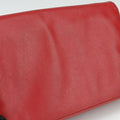 Metal Wallet on Chain Cornflower Clutch Red Saffiano Leather 1MT290 107メタル ウォレット オン チェーン コーンフラワー クラッチ レッド サフィアーノレザー 1MT290 107