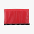 Metal Wallet on Chain Cornflower Clutch Red Saffiano Leather 1MT290 107メタル ウォレット オン チェーン コーンフラワー クラッチ レッド サフィアーノレザー 1MT290 107