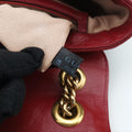 GG Marmont Black×red Leather 443497 F029280935GGマーモント ブラック×レッド レザー 443497 F029280935