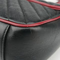 GG Marmont Black×red Leather 443497 F029280935GGマーモント ブラック×レッド レザー 443497 F029280935