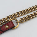 GG Marmont Black×red Leather 443497 F029280935GGマーモント ブラック×レッド レザー 443497 F029280935