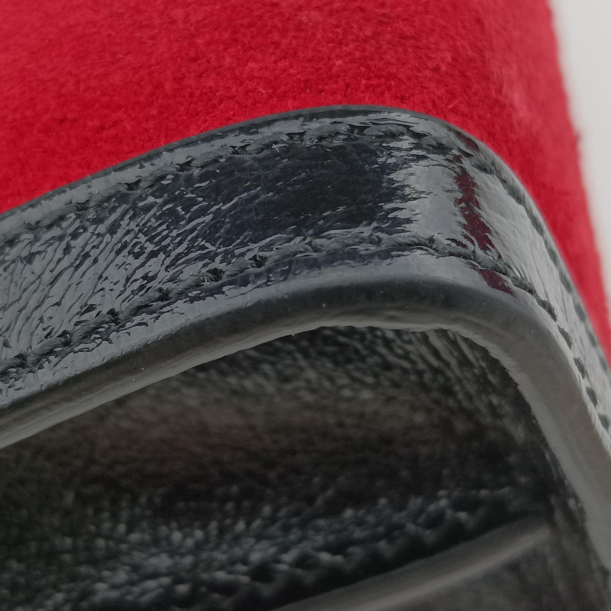 Ophidia Red×Black Suede×leather 503877 C027755608オフィディア レッド×ブラック スエード×レザー 503877 C027755608