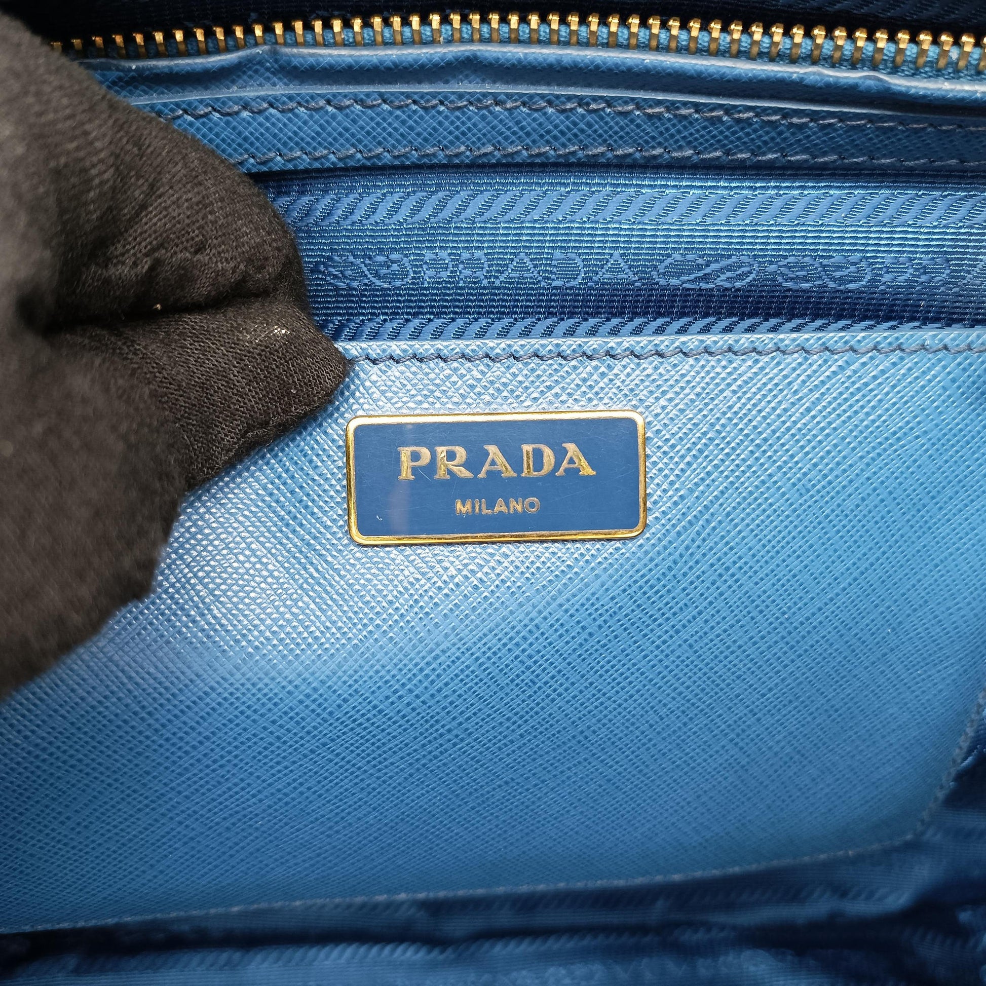 Galleria Blue SAFFIANO Leather BN1801 25ガレリア ブルー サフィアーノレザー BN1801 25