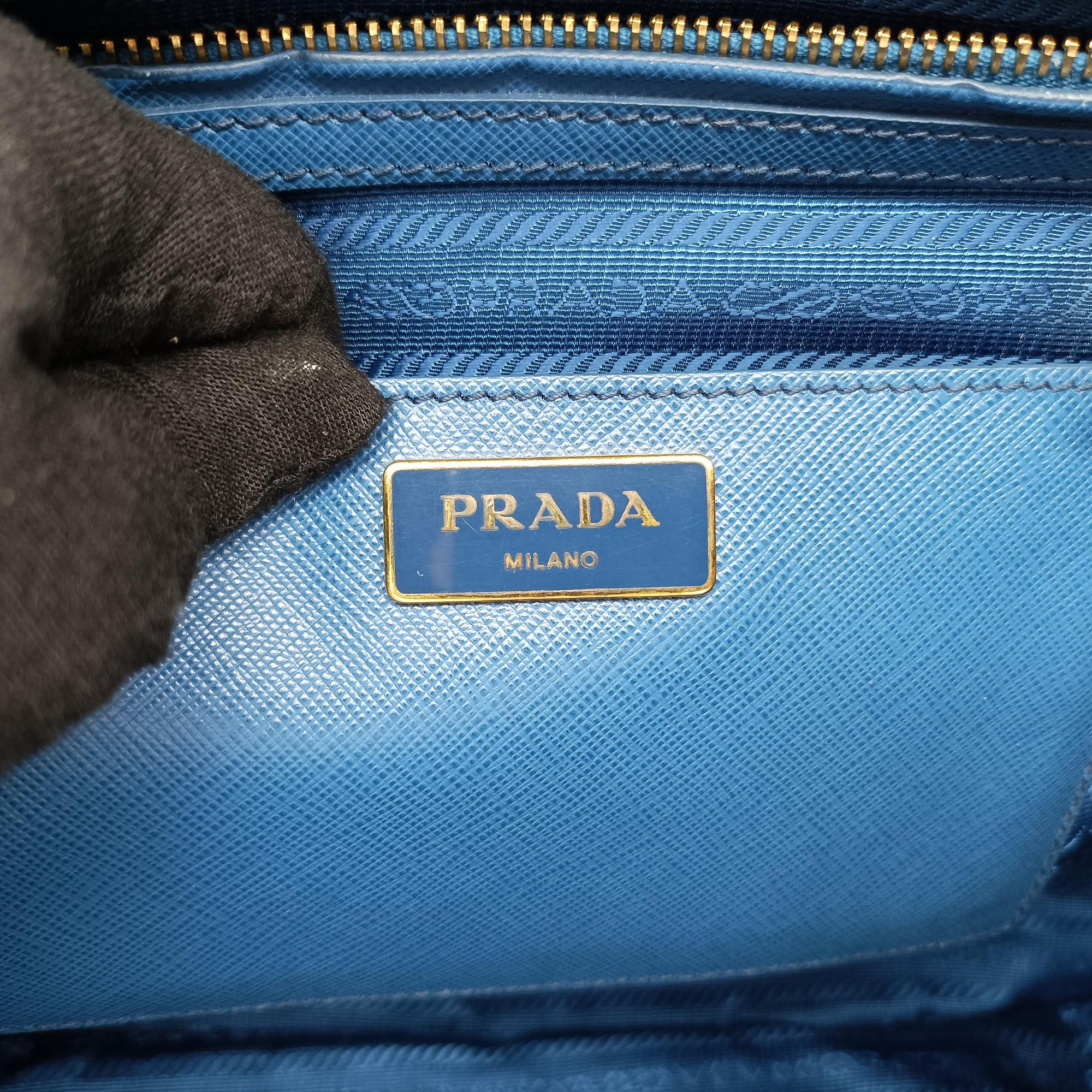 Galleria Blue SAFFIANO Leather BN1801 25ガレリア ブルー サフィアーノレザー BN1801 25