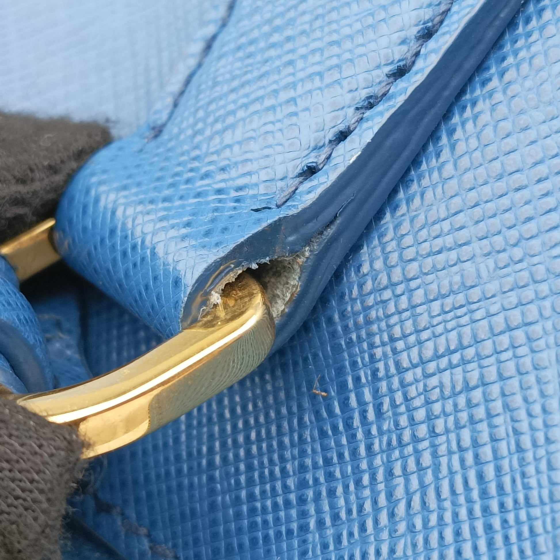 Galleria Blue SAFFIANO Leather BN1801 25ガレリア ブルー サフィアーノレザー BN1801 25