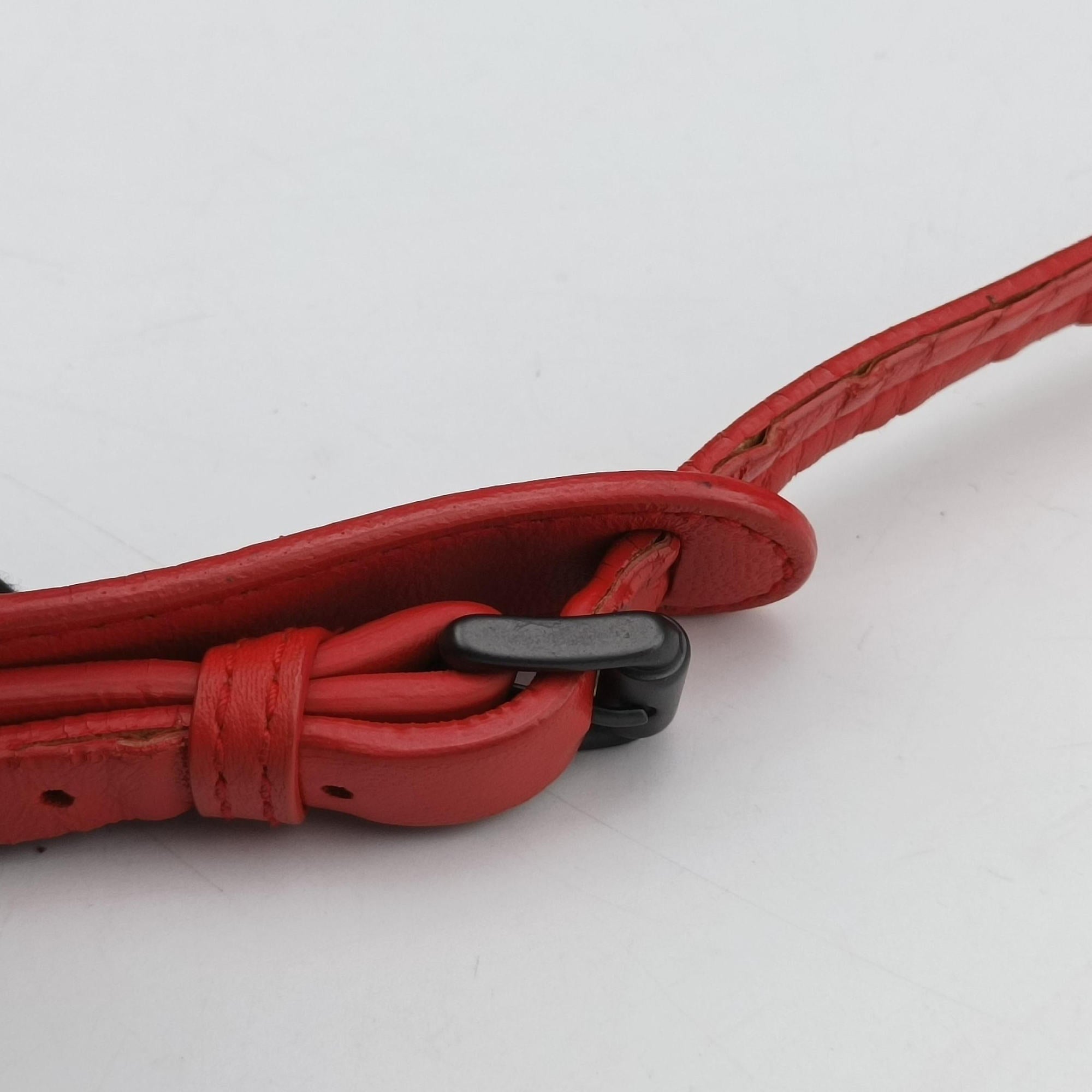 NODINI Intrecciato Red lambskin B04969277Tノディーニ イントレチャート レッド ラムスキン B04969277T