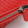 NODINI Intrecciato Red lambskin B04969277Tノディーニ イントレチャート レッド ラムスキン B04969277T