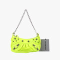 Le Cagole YellowGreen lambskin 695814.7206.R.493075ルカゴール イエローグリーン ラムスキン 695814.7206.R.493075