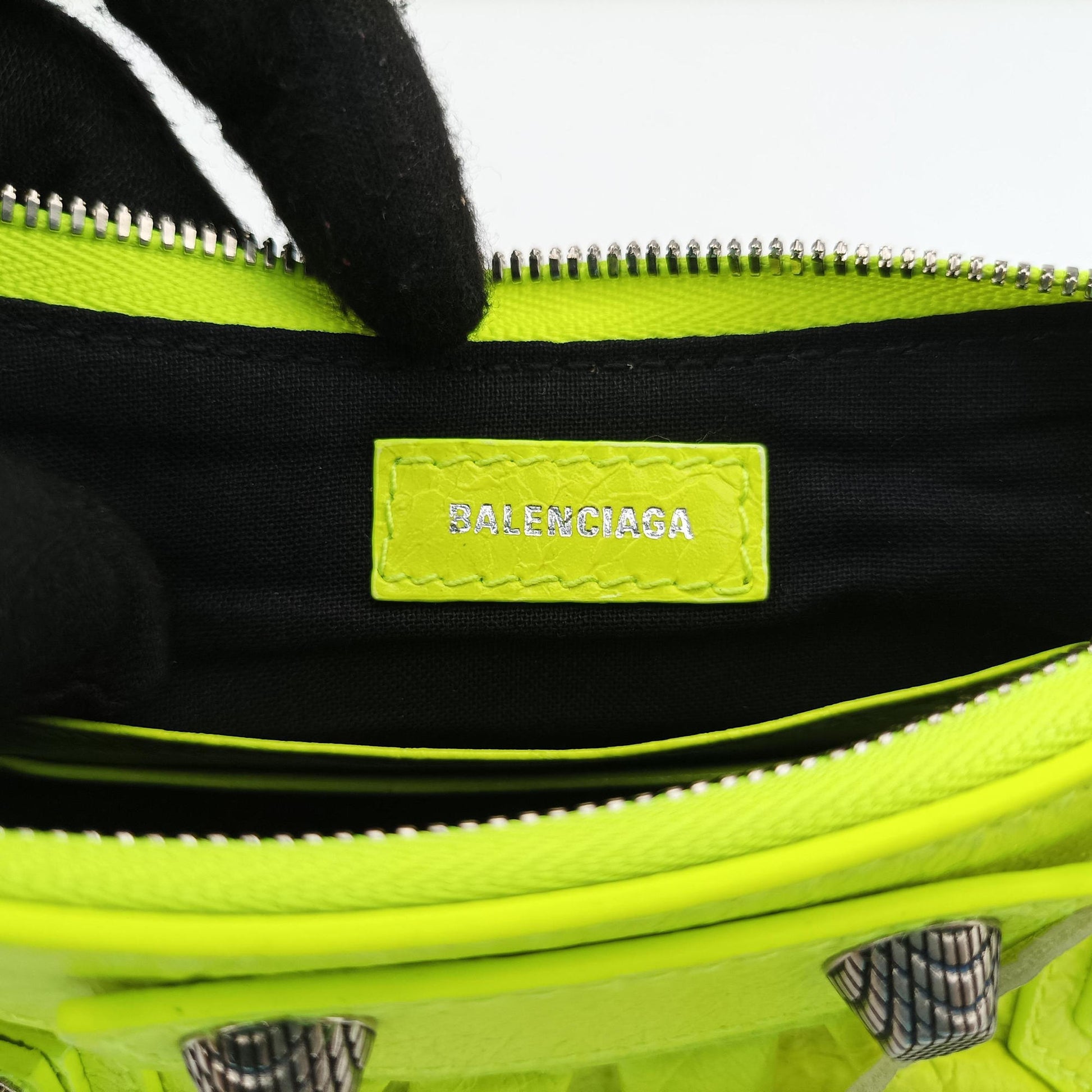 Le Cagole YellowGreen lambskin 695814.7206.R.493075ルカゴール イエローグリーン ラムスキン 695814.7206.R.493075