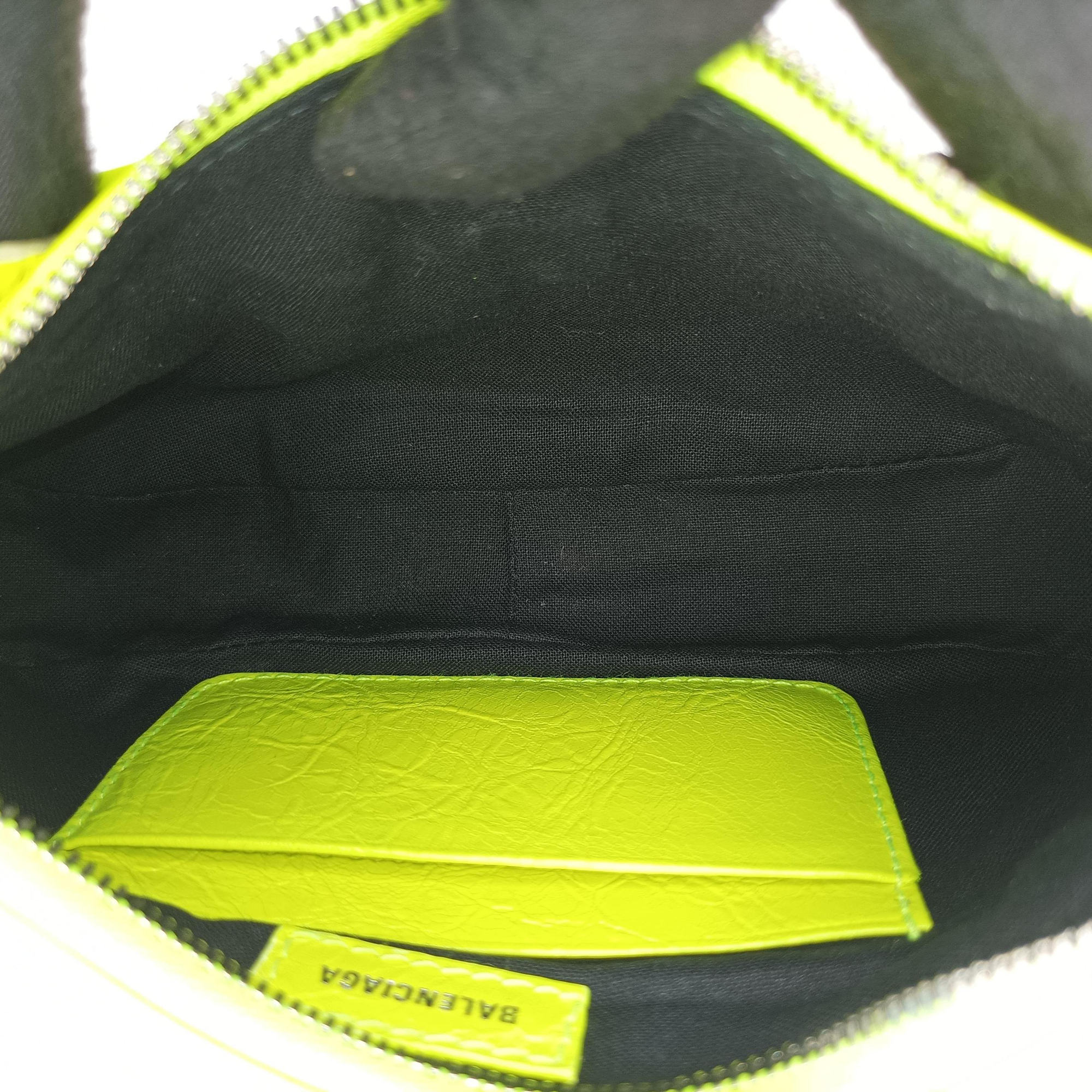 Le Cagole YellowGreen lambskin 695814.7206.R.493075ルカゴール イエローグリーン ラムスキン 695814.7206.R.493075