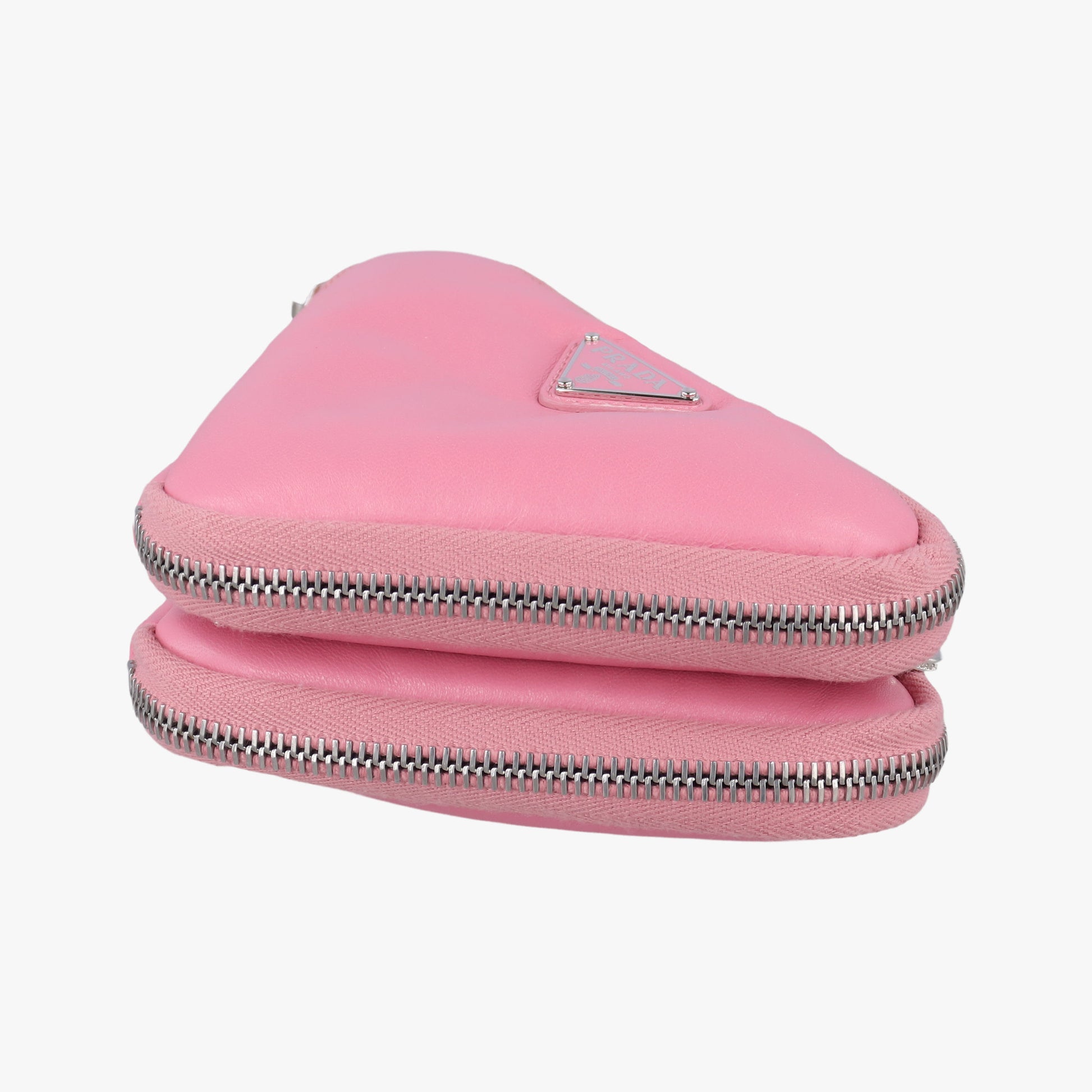 Triangle mini Pink Leather 1NR015 62トライアングル ミニ ピンク レザー 1NR015 62