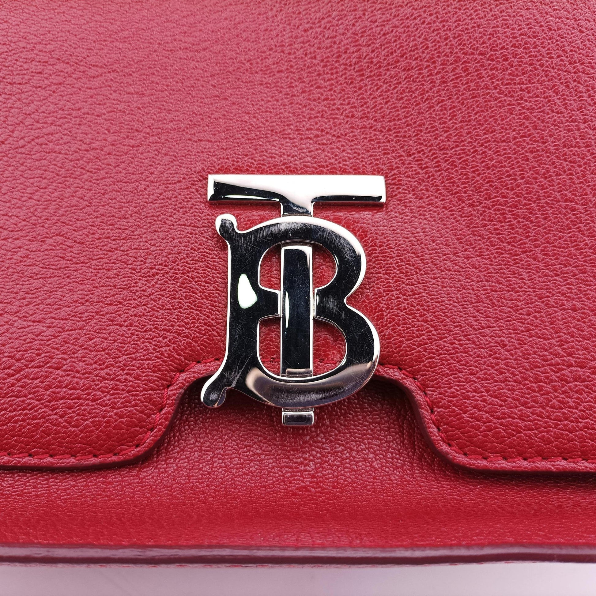 TB logo Red Leather 8030187/70ETBロゴ レッド レザー 8030187/70E
