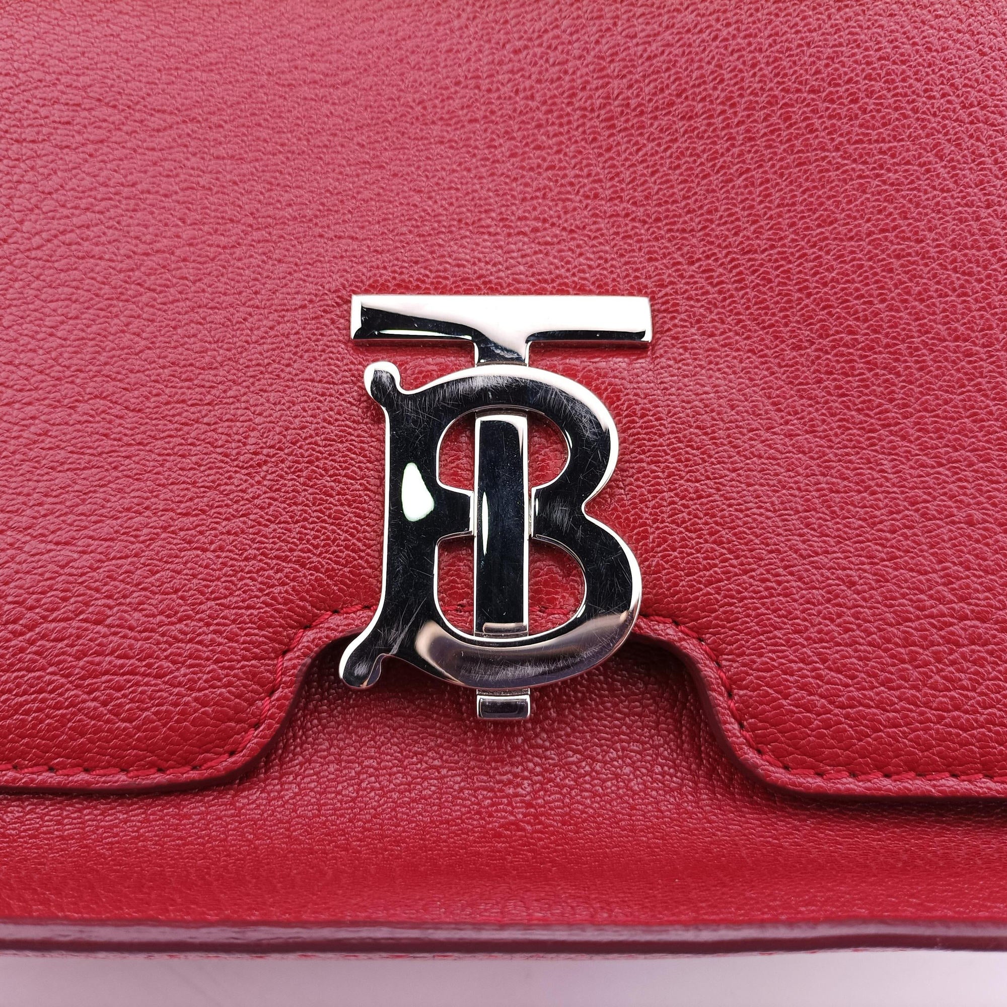 TB logo Red Leather 8030187/70ETBロゴ レッド レザー 8030187/70E