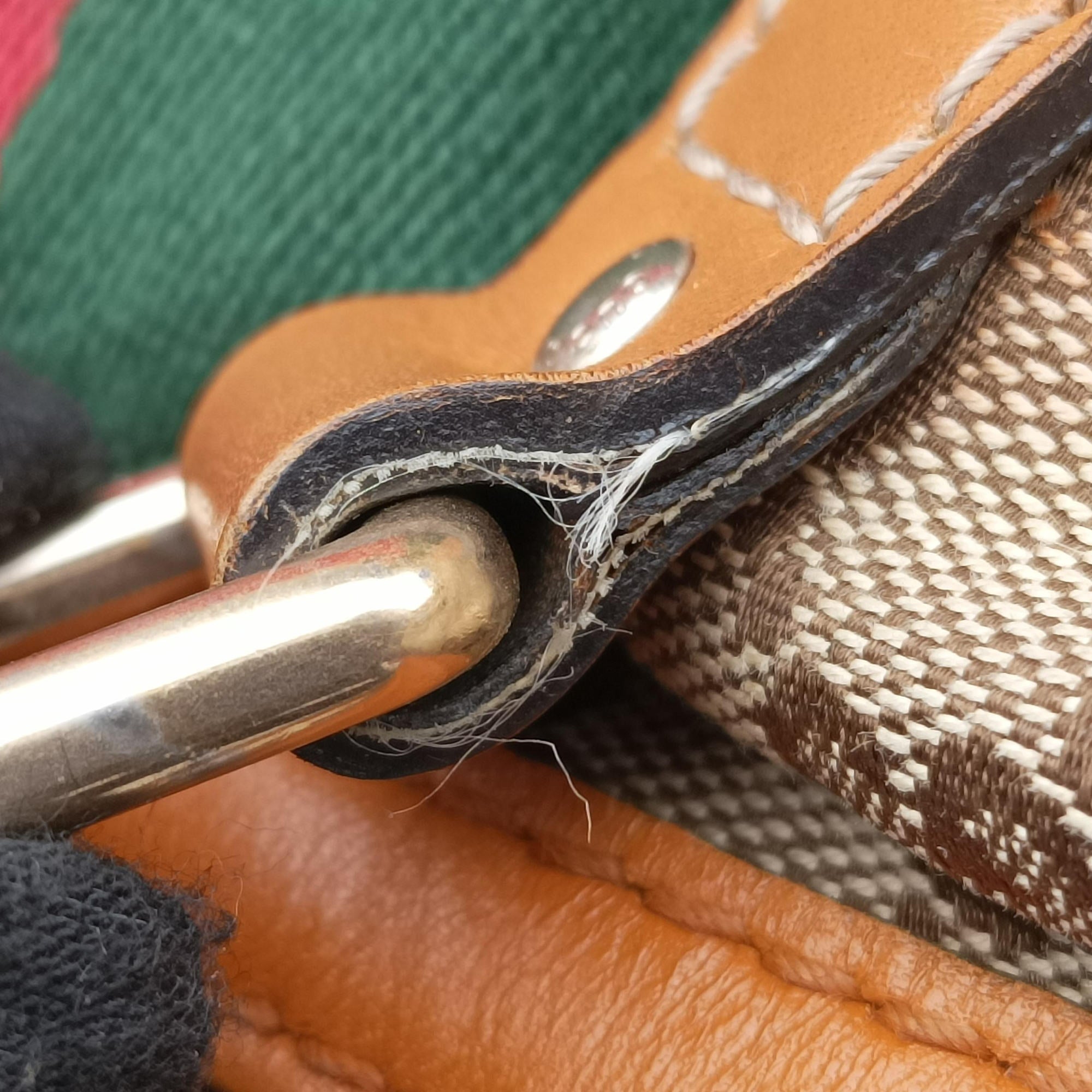 Sherry Line Multicolour canvas×leather 247205 B011487018シェリーライン マルチカラー キャンバス×レザー 247205 B011487018