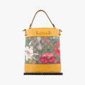 Ophidia Yellow × Beige × Multicolor PVC coated canvas×Leather 550621 A030499204オフィディア イエロー×ベージュ×マルチカラー PVCコーティングキャンバス×レザー 550621 A030499204