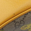 Ophidia Yellow × Beige × Multicolor PVC coated canvas×Leather 550621 A030499204オフィディア イエロー×ベージュ×マルチカラー PVCコーティングキャンバス×レザー 550621 A030499204