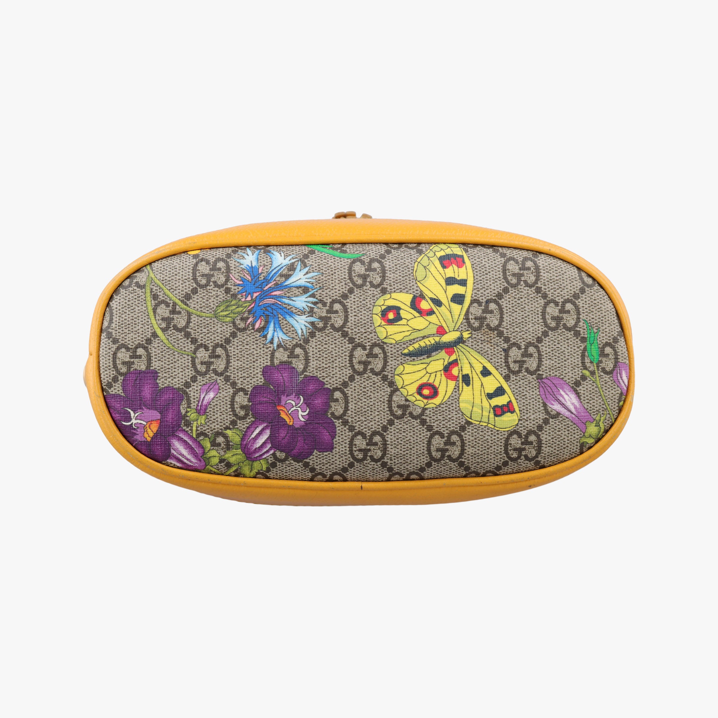 Ophidia Yellow × Beige × Multicolor PVC coated canvas×Leather 550621 A030499204オフィディア イエロー×ベージュ×マルチカラー PVCコーティングキャンバス×レザー 550621 A030499204
