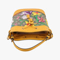 Ophidia Yellow × Beige × Multicolor PVC coated canvas×Leather 550621 A030499204オフィディア イエロー×ベージュ×マルチカラー PVCコーティングキャンバス×レザー 550621 A030499204