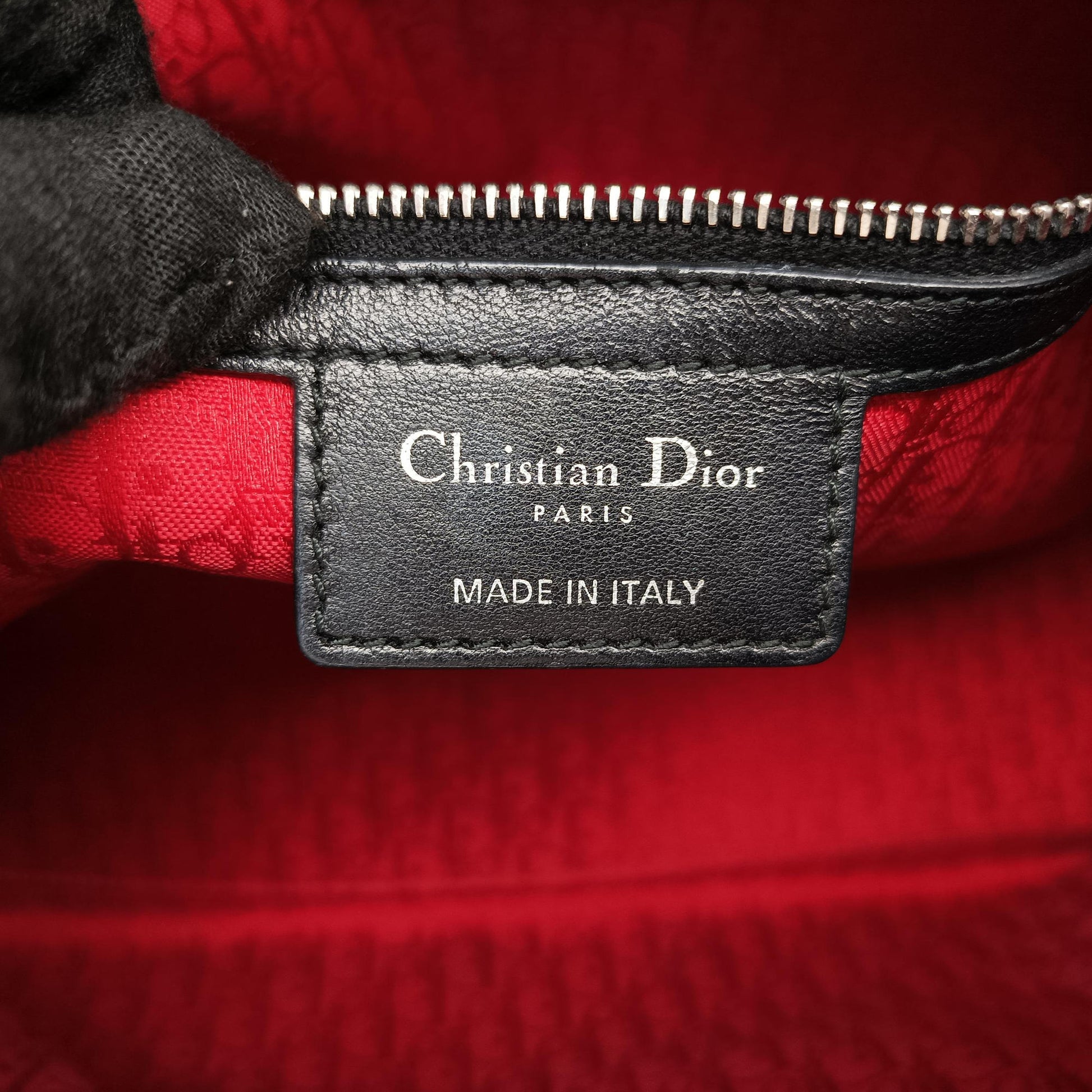 Lady Dior Black lambskin 26-MA-1111レディディオール ブラック ラムスキン 26-MA-1111