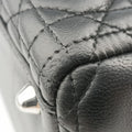 Lady Dior Black lambskin 26-MA-1111レディディオール ブラック ラムスキン 26-MA-1111