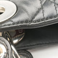 Lady Dior Black lambskin 26-MA-1111レディディオール ブラック ラムスキン 26-MA-1111