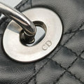 Lady Dior Black lambskin 26-MA-1111レディディオール ブラック ラムスキン 26-MA-1111