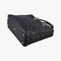 Lady Dior Black lambskin 26-MA-1111レディディオール ブラック ラムスキン 26-MA-1111