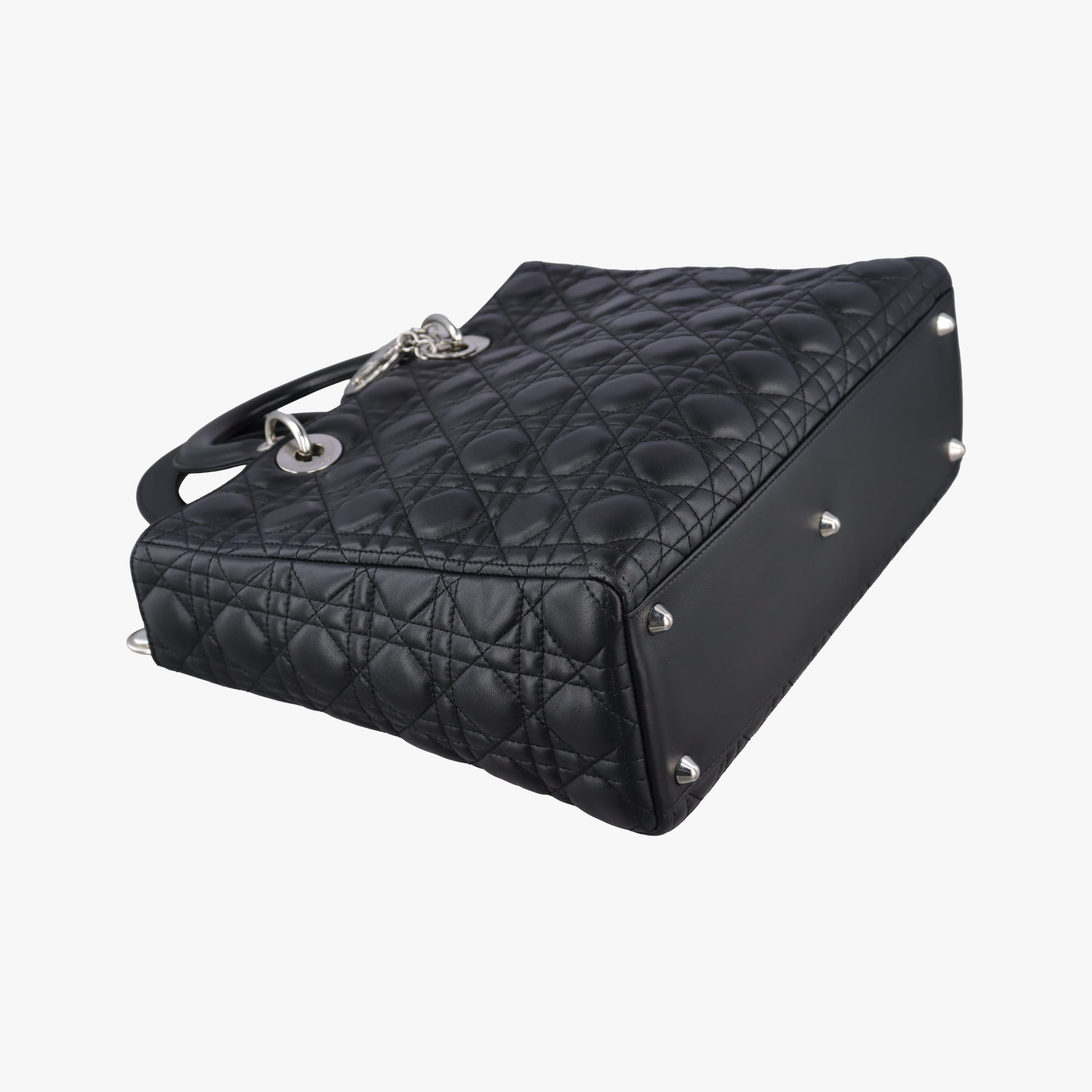 Lady Dior Black lambskin 26-MA-1111レディディオール ブラック ラムスキン 26-MA-1111