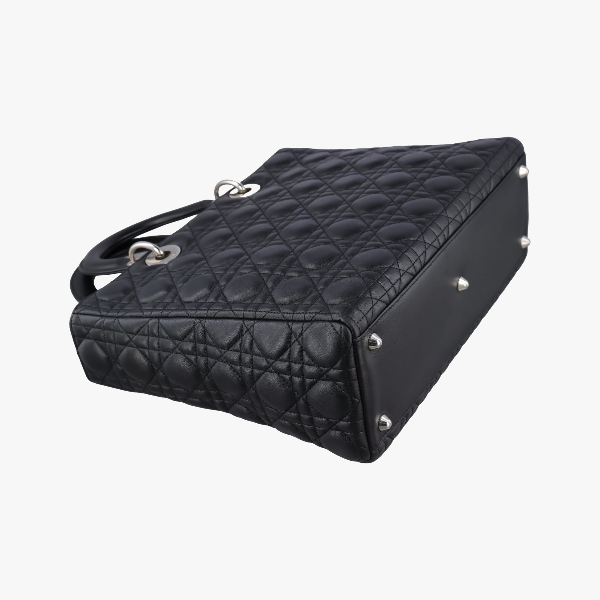 Lady Dior Black lambskin 26-MA-1111レディディオール ブラック ラムスキン 26-MA-1111