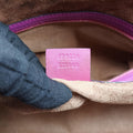 GG SUPREME Beige×Pink×Red PVC coated canvas×Leather 409534 G019548322GGスプリーム ベージュ×ピンク×レッド PVCコーティングキャンバス×レザー 409534 G019548322