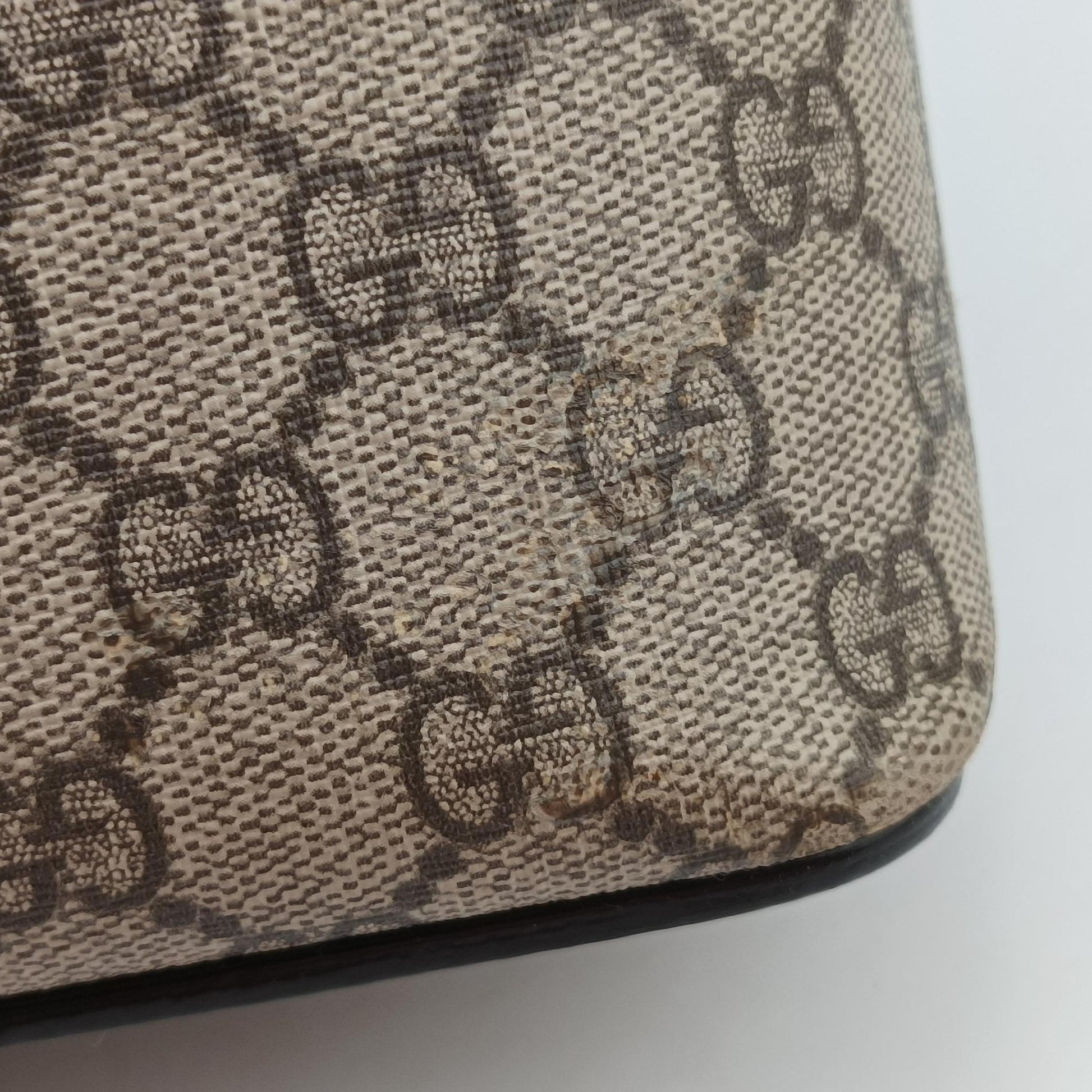 GG SUPREME Beige×Pink×Red PVC coated canvas×Leather 409534 G019548322GGスプリーム ベージュ×ピンク×レッド PVCコーティングキャンバス×レザー 409534 G019548322
