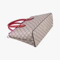 GG SUPREME Beige×Pink×Red PVC coated canvas×Leather 409534 G019548322GGスプリーム ベージュ×ピンク×レッド PVCコーティングキャンバス×レザー 409534 G019548322