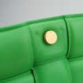 Padded Cassette Green lambskin B09349835Zパデッド カセット グリーン ラムスキン B09349835Z