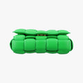 Padded Cassette Green lambskin B09349835Zパデッド カセット グリーン ラムスキン B09349835Z