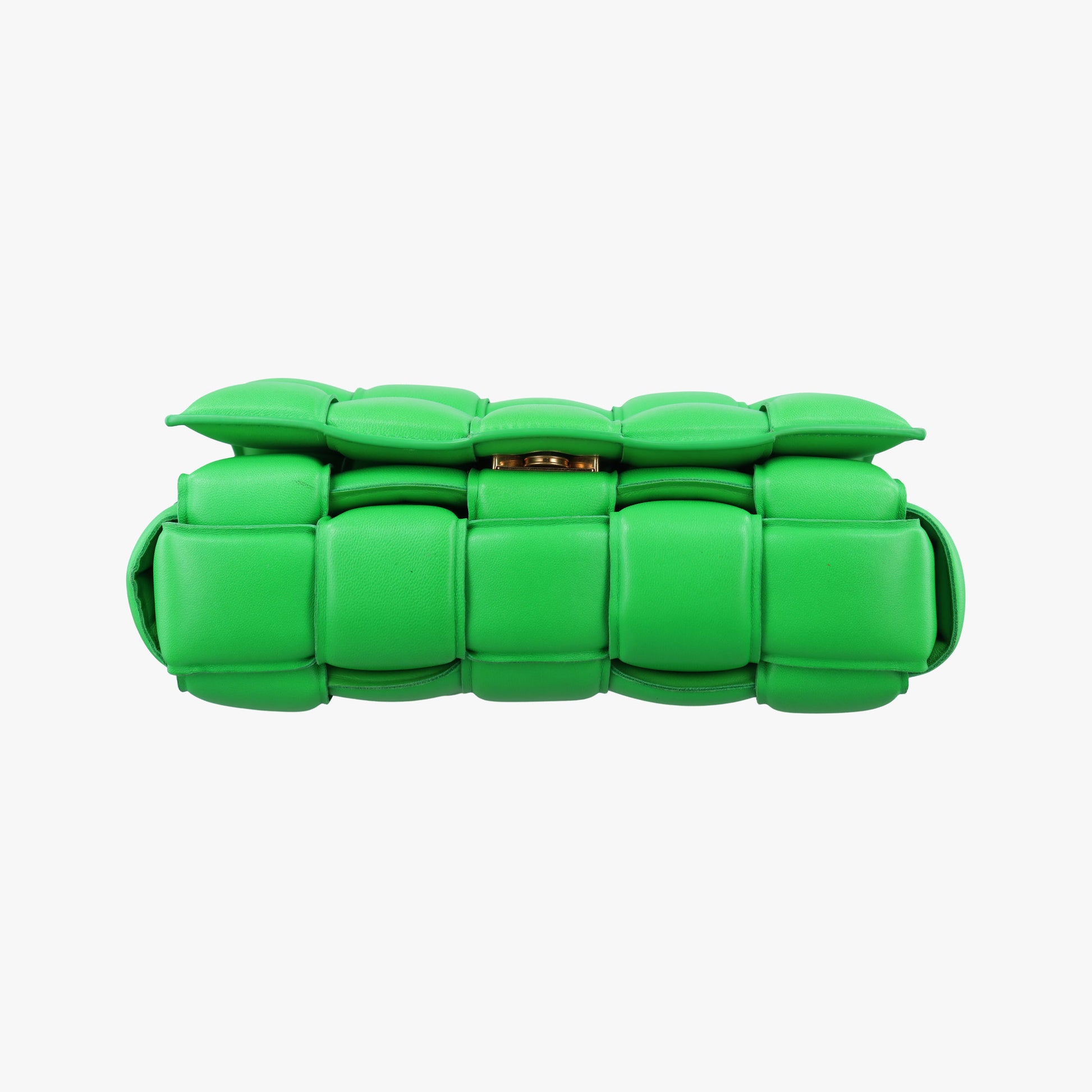 Padded Cassette Green lambskin B09349835Zパデッド カセット グリーン ラムスキン B09349835Z