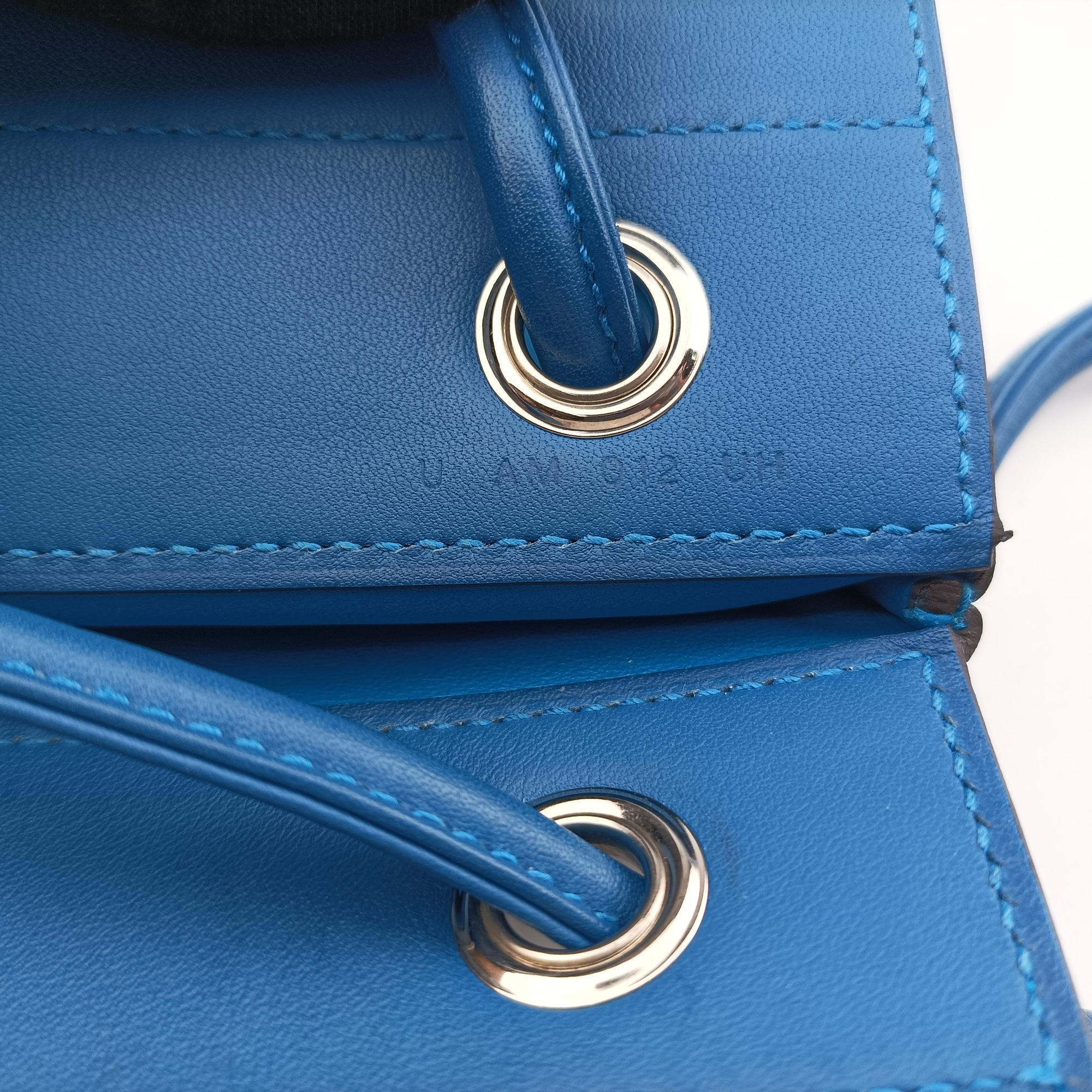 Sac Aline mini Blue lambskin U AM 012 UHサック アリーヌ ミニ ブルー ラムスキン U AM 012 UH
