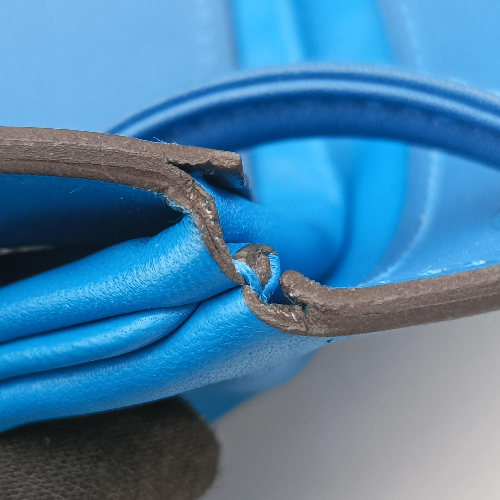 Sac Aline mini Blue lambskin U AM 012 UHサック アリーヌ ミニ ブルー ラムスキン U AM 012 UH