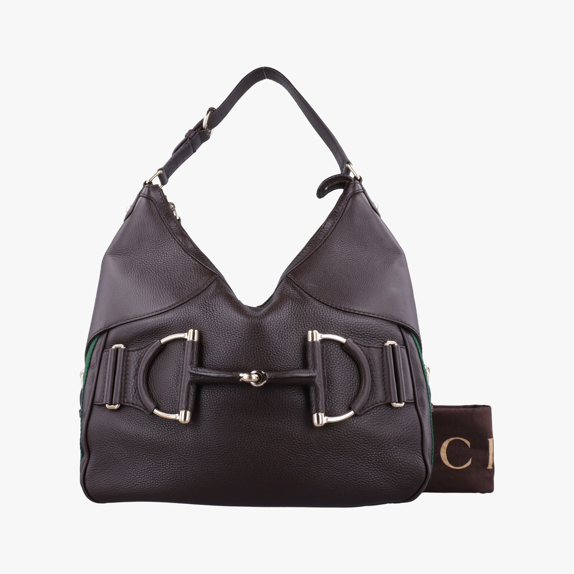 Horsebit Hobo Brown leather 247602 B7339922ホースビット ホーボー ブラウン レザー 247602 B7339922