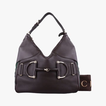 Horsebit Hobo Brown leather 247602 B7339922ホースビット ホーボー ブラウン レザー 247602 B7339922