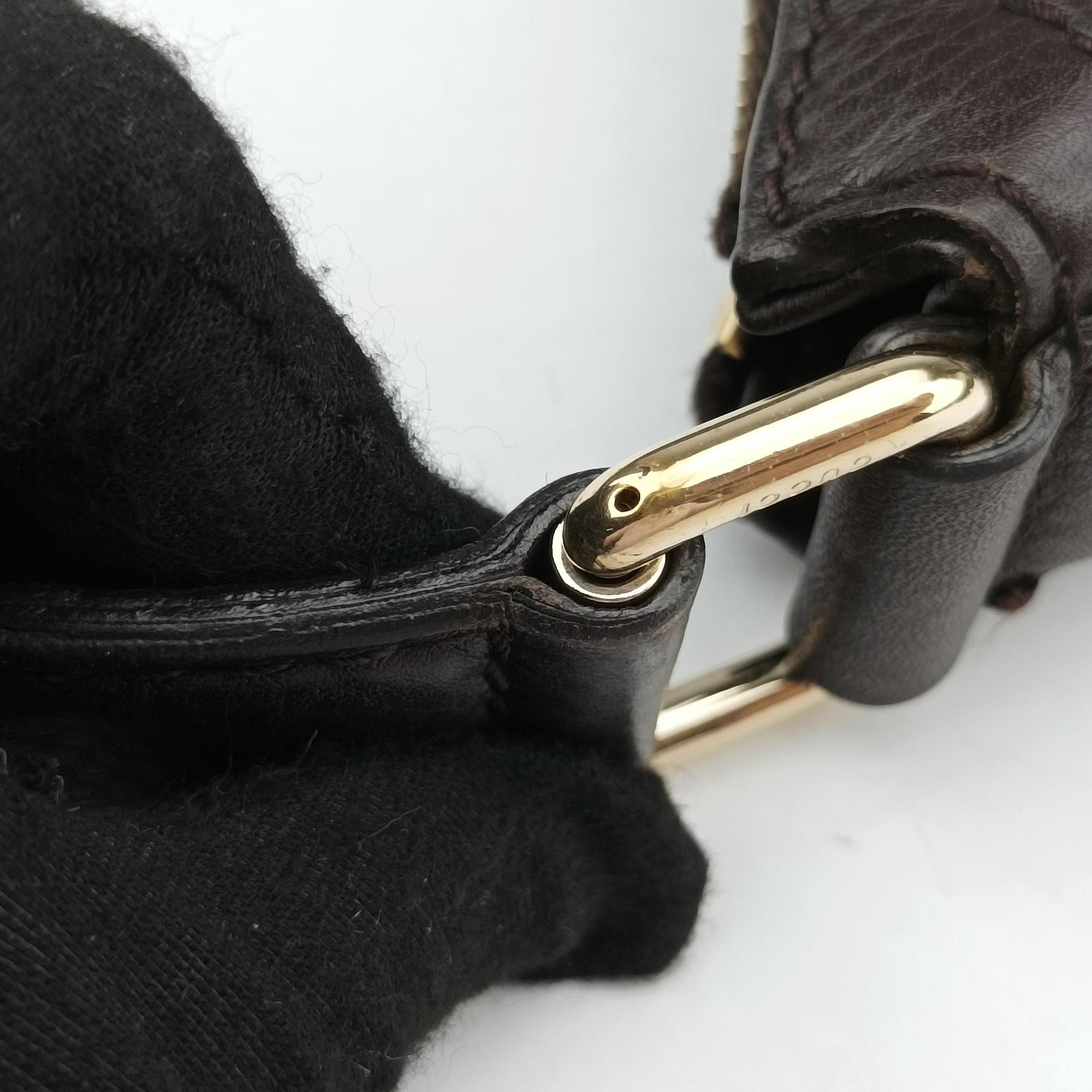 Horsebit Hobo Brown leather 247602 B7339922ホースビット ホーボー ブラウン レザー 247602 B7339922