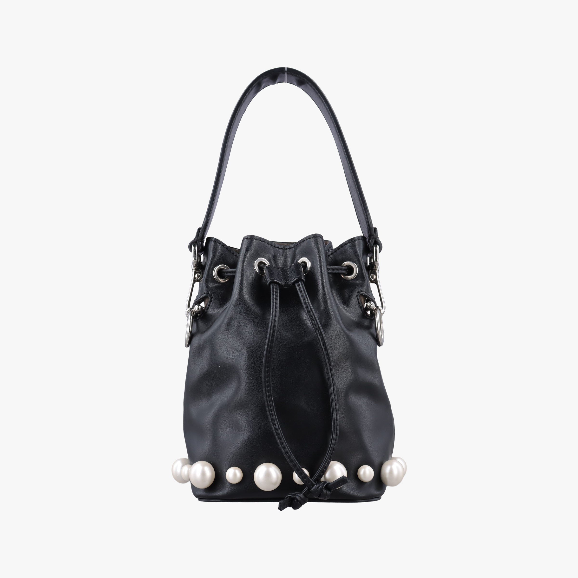 Mon Tresor Mini Bucket Black Leather 8BS010 8BS010 A1FH 188.8465ミニ モン トレゾール ブラック レザー 8BS010 8BS010 A1FH 188.8465