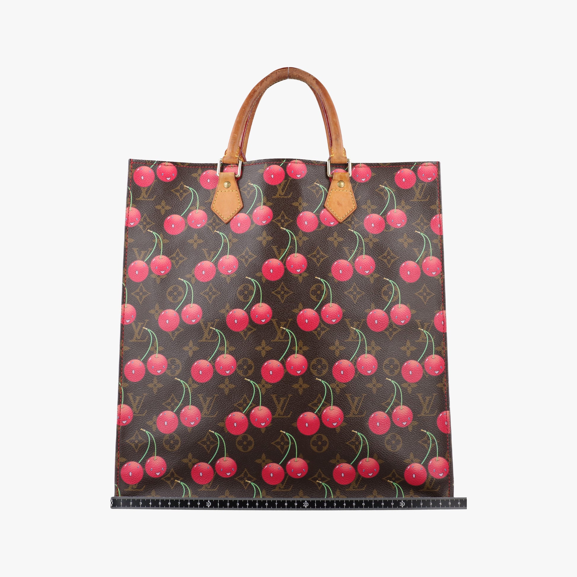 Cherry Sac Plat Brown×Cherry Print Monogram Canvas M95010 MI0015チェリー サックプラ ブラウン×チェリー柄 モノグラム キャンバス M95010 MI0015