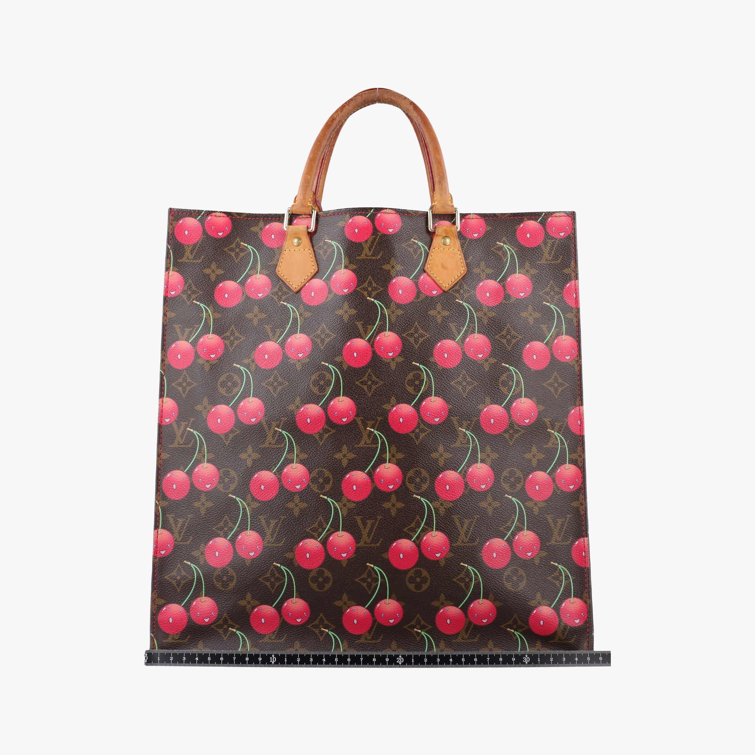 Cherry Sac Plat Brown×Cherry Print Monogram Canvas M95010 MI0015チェリー サックプラ ブラウン×チェリー柄 モノグラム キャンバス M95010 MI0015