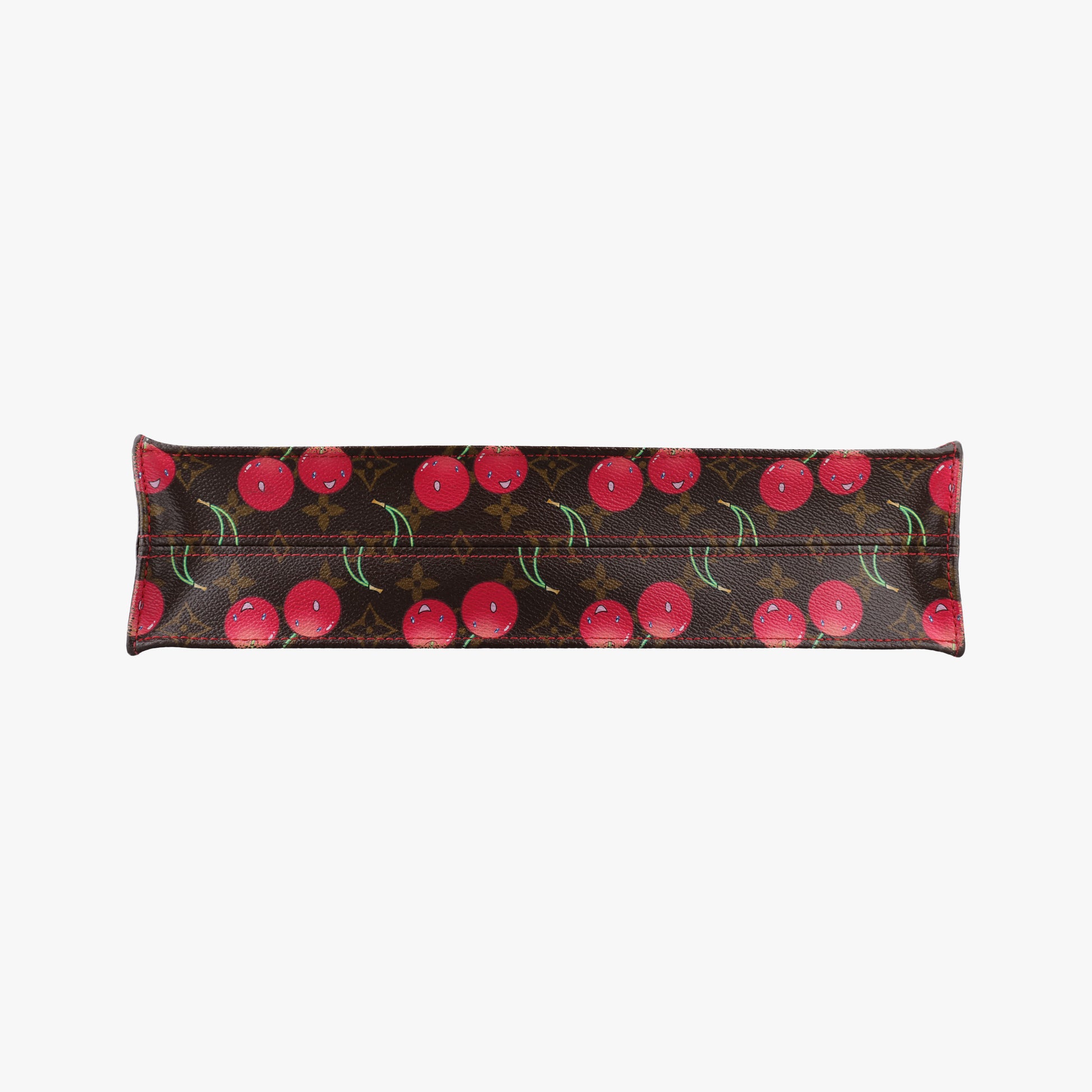 Cherry Sac Plat Brown×Cherry Print Monogram Canvas M95010 MI0015チェリー サックプラ ブラウン×チェリー柄 モノグラム キャンバス M95010 MI0015