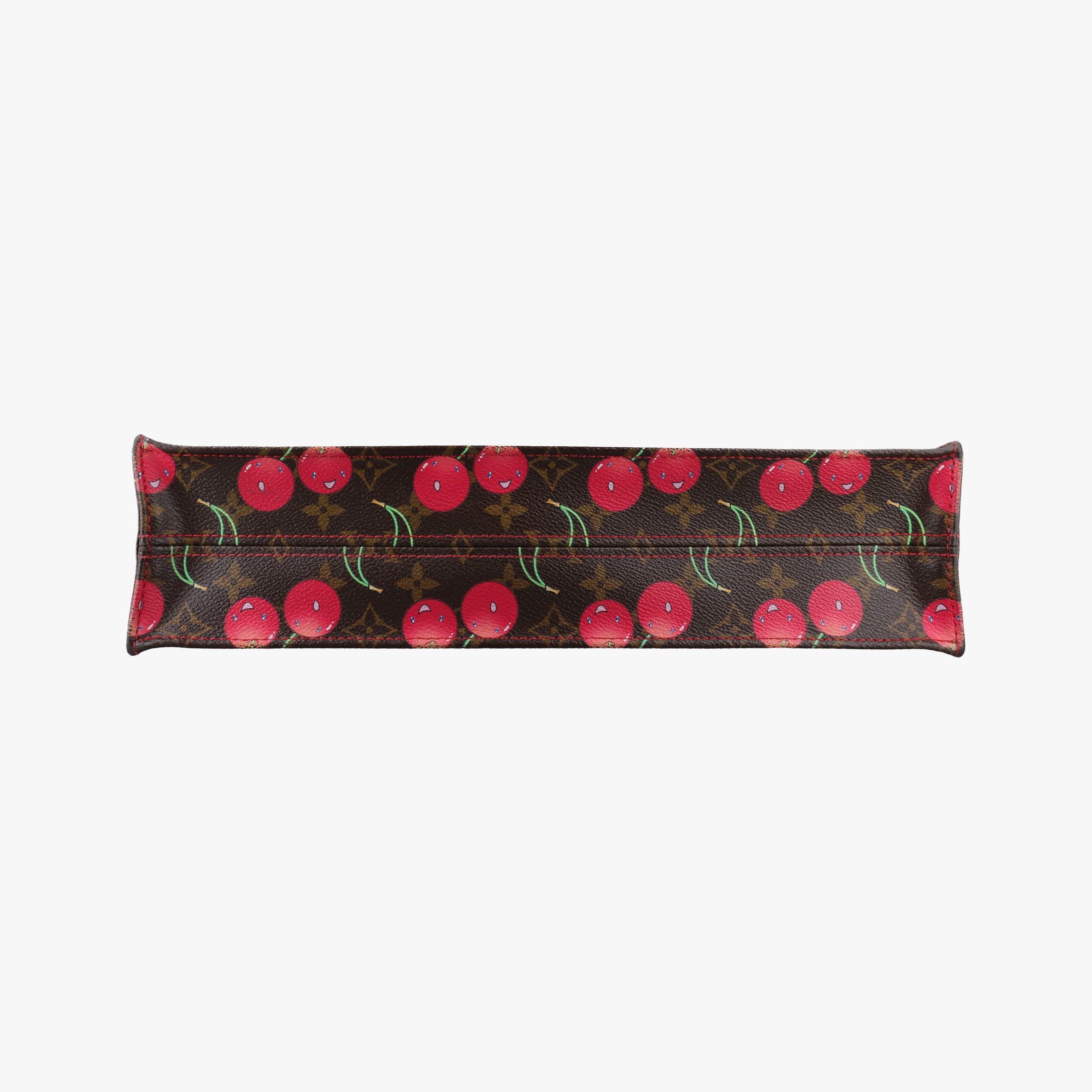 Cherry Sac Plat Brown×Cherry Print Monogram Canvas M95010 MI0015チェリー サックプラ ブラウン×チェリー柄 モノグラム キャンバス M95010 MI0015