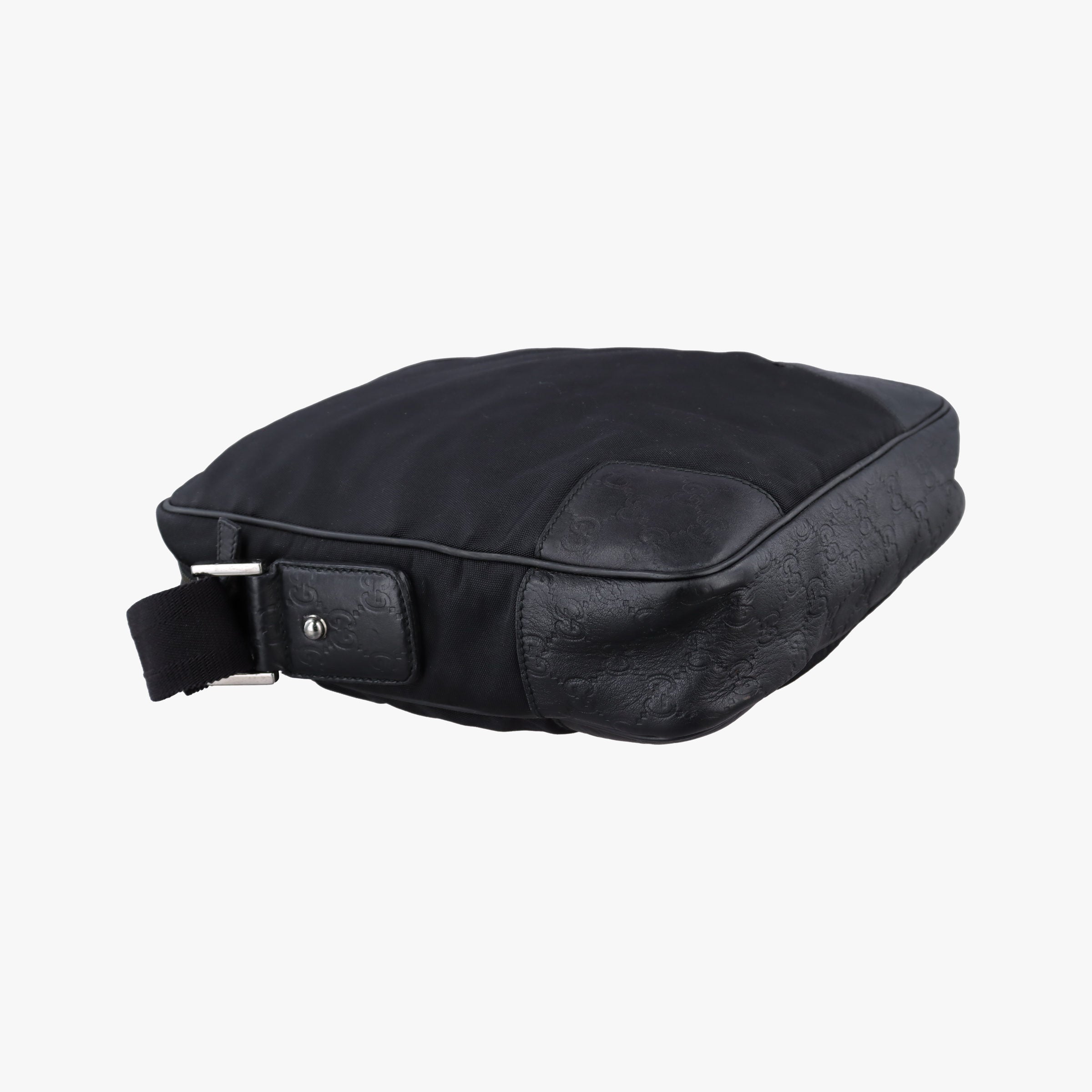 Guccissima Black canvas×leather 162783 G3138040グッチシマ ブラック キャンバス×レザー 162783 G3138040