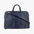 Triangle Logo Plate Navy Saffiano Leather 58/F 204三角 ロゴ プレート ネイビー サフィアーノレザー 58/F 204