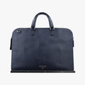 Triangle Logo Plate Navy Saffiano Leather 58/F 204三角 ロゴ プレート ネイビー サフィアーノレザー 58/F 204