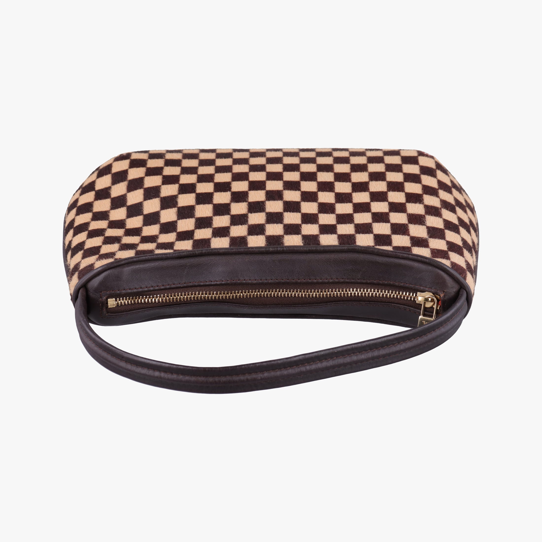 Damier Sauvage Brown×Beige Ponyhair M92132 CE0061ダミエソバージュ ブラウン×ベージュ ハラコ M92132 CE0061