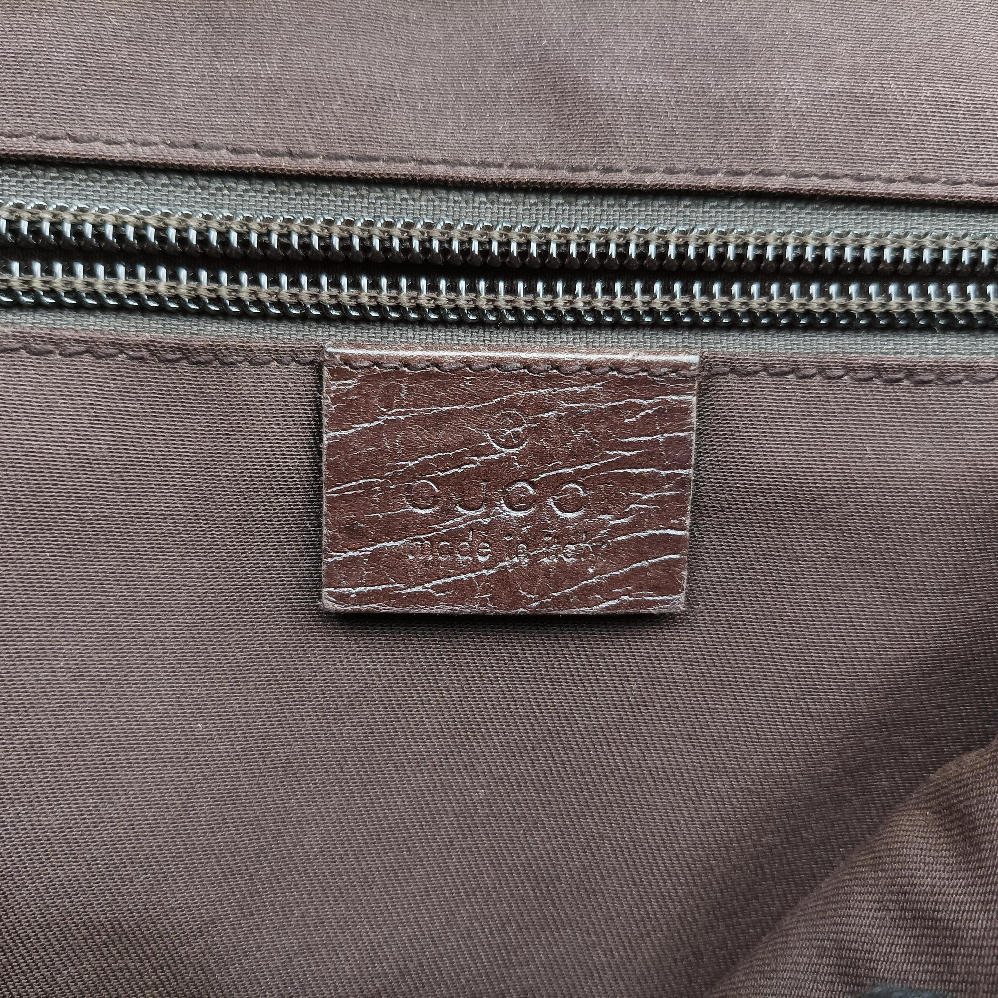 GG Supreme Double Buckle Beige × Dark Brown PVC coated canvas 122373 GGスプリーム ダブルバックル ベージュ × ダークブラウン PVCコーティングキャンバス 122373 